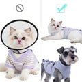 4 pcs Cat Surgery Recovery Suit, Dog Neuter Recovery Suit for Female Male Pets, Cat Onesie After Surgery Spay Neuter, Kitten Surgical Clothes, Bodysuit for Abdominal Wounds Skin Disease (Large)