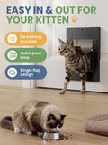 Cat Door with Soft Magnetic Flap, Pets Up to 20 lb