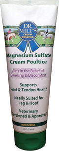 Dr. Milt's Horse Topical Epsom Salt Pain Relief Ointment Rub: Poultice and Liniment Cream. 1-8oz Cream