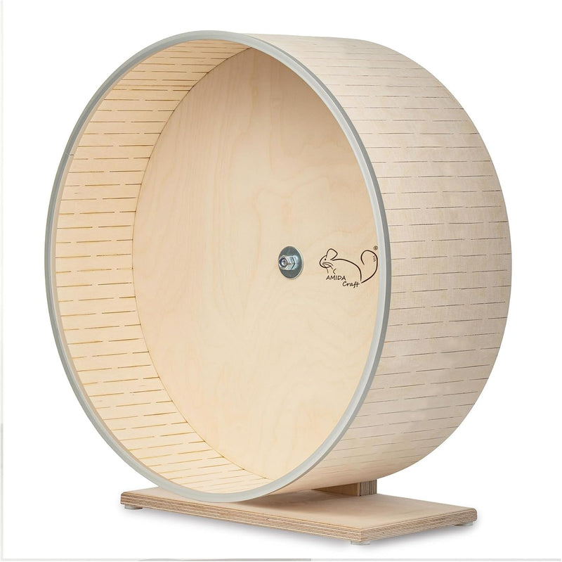 Exercise Wheel for Tortoises, Extra-Wide 15 cm (6 in) Running Surface, Double Ball Bearings, Non-Slip Track, Indoor Pet 