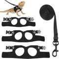 3 Pack Bearded Dragon Harness and Leash Set - Adjustable Escape-Proof