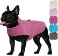 VIVAGLORY Dog Fleece Vest Cozywrap Dog Fleece Sweater, S