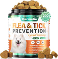 Carmelie Flea and Tick Prevention for Dogs Chewables 200 Ct, Vet Formulated