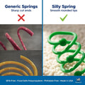 4 Pack Cat Spring Toys for Indoor Cats and Kittens, Made in USA