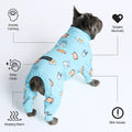 Spark Paws Dog Pajamas - Stretch Onesie Recovery Full Leg Surgery Suit PJS