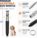 2 Pack Dog Whistle, Adjustable Dog Whistle to Stop Barking