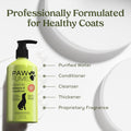 PAWFUME Deshedding Dog Shampoo and Conditioner, Show Dog, 1-Pack – Nourish & Detangle for Silky Soft Coat – Probiotic, Deep-Cleaning, pH-Balanced Formula – Salon-Quality Shampoo for Dogs