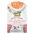 Purina Fancy Feast Appetizers Lickable Grain Free Wet Cat Food Topper Wild Alaskan Salmon Appetizer - (Pack of 10) 1.1 oz. Trays