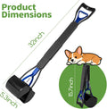 32" Pooper Scooper for Dogs, Foldable Long Handle with Waste Bags