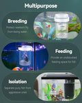 Pawfly Breeder Box for Fish Tank, Aquarium Fish Breeding Box, Floating Guppy Breeder Box, Baby Fish Separator for Aquari