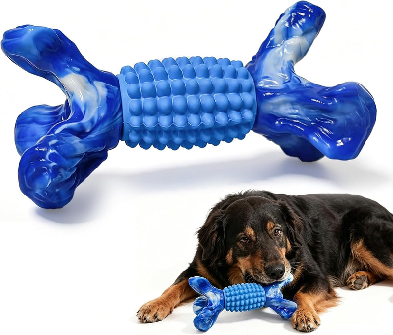 BoYoYo Indestructible Dog Chew Toys for Aggressive Chewers, Tough Dog Toys for Large& Medium Dogs, Dogs Chew Bones Long 