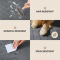 Luciphia 100% Waterproof Couch Cover Blanket for Dogs Anti-Slip Pet Couch Protector Sofa Mat Puppy Cat with Non-Slip Bottom, Grey, 30x70 Inch