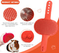 Cat Grooming Kit Set with Pet Shedding Slicker Brush Nail Clipper Trimmer Pet Massage Bath Glove Flea Comb for Bunny Pup