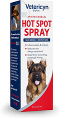 Vetericyn Plus Hot Spot Spray for Dogs Skin Sores and Irritations | Itch Relief for Dogs and Prevents Chewing and Licking at Skin, Safe for All Animals. 8 Ounces
