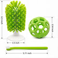 3-Piece Turtle Shell Brush & Feeder Ball Set, Turtle Tank Care Accessories