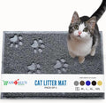 Andalus Small Cat Litter Mat, Pack of 1 - Waterproof, Non-Slip & Easy to Clean Cat Litter Box Mat for Extra Efficient Pe