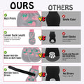 SCENEREAL Anti Slip Dog Socks to Prevent Licking Paws for Hardwood Floors