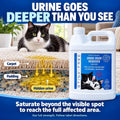 Instantly Urine Odor Remover & Eliminator for Cat Urine, Oxidizer Based Urine Cleaner for Carpets, Rugs, Mattress, etc. 128 Oz (1 Gallon)