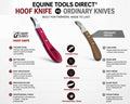 Farrier Loop Hoof Knife, Right-Hand