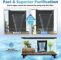 Turtle Tank Filter Aquarium Filter Power Adjustable 20-75 Gal. 290GPH Large