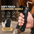 Horse Hoof Pick with Brush, Black