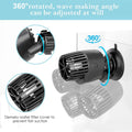 AQQA Aquarium Wave Maker for 80-285 Gallon, Fish Tank Powerhead Pump, 15W
