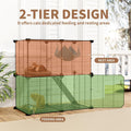STILLCOVE Small Cat Cage Indoor, with Hammock & Non-Slip Pads