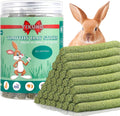 YIXUND Timothy Hay Sticks Treats for Rabbits & Other Small Pets - 40pcs Natural Handmade Chew Toys