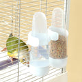 Bird Feeder Automatic Bird Water Dispenser Set for Cage No Mess Parakeet Cage Water Dispenser PP Material, 200ml/6.8fl o