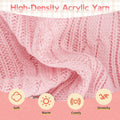 Small Dog Sweater Dress with Bowtie Turtleneck Knitted Puppy Winter Clothes Girl Warm Dog Sweaters with Leash Hole for Y