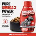 Bully Max Omega-3 Salmon Oil for Dogs + 2-in-1 Muscle Gain Power Tabs