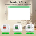 120 Count Pre-Seperated Automatic Cat Litter Bags Compatible with PETKIT PURA MAX 2/MAX/PUROBOT Max Pro Self-Cleaning Li