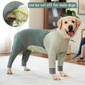 Dog Onesie Coat - Water-Repellent & Stretchable, Dirt-Resistant Outdoor Puppy Suit with Reflective Strips | Controls She