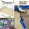 Bird Cage Liner 50-Pack 17” x 11” Gravel Paper Cuttable Pet Sandpaper Special for Bird Cage in Sea Sand, Easy Clean Pet 