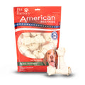 Pet Factory American Beefhide 4-5" Knotted Bones Dog Chew Treats - Natural Flavor, 22 Count/1 Pack