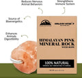 Animal Licking Salt Mineral Rock,100% Natural Rock Salt - Deer Attractant Rock