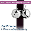 PoochieBells Dog Door Bells for Potty Training, Quick & Easy Puppy Potty Training Method Included, Handcrafted in USA wi