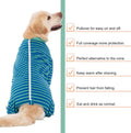 Yeapeeto Dog Onesie Surgery Recovery Suit for Large Medium Bodysuit Dogs Pajamas PJS Full Body for Shedding, Prevent Lic