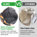 10mm Padded Tote Bag Carrier for Dog Cat Below 15.5lb/7kg