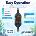 AquaMiracle Aquarium Heater Dry-Run Auto Power-Off & Overheat Protection