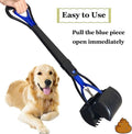 ienjoyed Non-Breakable Pooper Scooper for Large Medium & Small Dogs Heavy Duty, 28“Long Handled Dog Poop Scooper for Gra