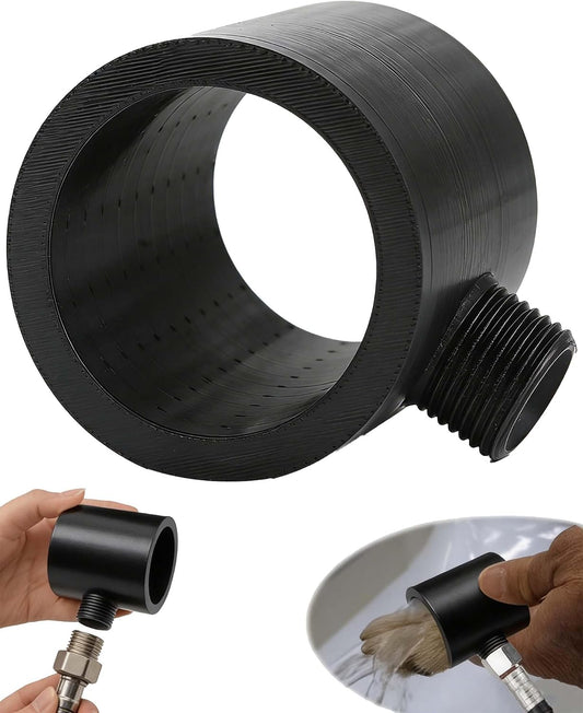 Pet Paw Showerhead - 360° Inward Spiral Dog Shower Attachment for Easy and Quick Clean, Portable and Lightweight Groomin