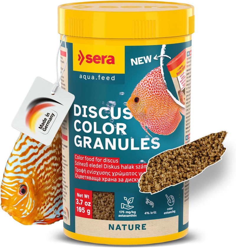 Sera Discus Color Gran 250ml (8.4 fl oz) | Premium Discus Fish Food