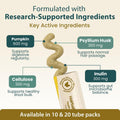 FurBound Wellness Hairball Support Puree for Cats - Fiber Health Supplement with Pumpkin Powder, Psyllium Husk, Cellulose, Inulin for Furball Relief - Savory Chicken Breast Flavor - 10 Tubes
