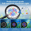 DaToo 6W Aquarium LED Light for 1-5 Gallon Betta Fish Tanks Mini USB Clip On Fish Tank Light with Full Spectrum & Dimmab