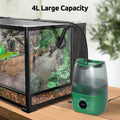 REPTIZOO Reptile Humidifier Fogger, 4L Large Reptile Fogger with Humidity Control, Terrarium Humidifiers with Extended T