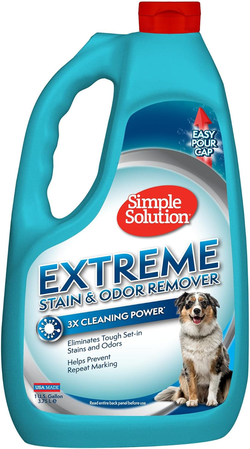 Simple Solution Extreme Stain & Odor Remover, Enzyme Stain Cleaner, Gallon