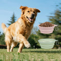 2-Pack Collapsible Dog Bowls, 22oz Large Breed Portable Silicone Dog Bowls