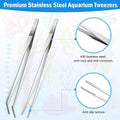 5In1 Aquarium Coral Feeder Kit, Droppers, Straight/Curved Tweezers