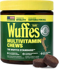 Wuffes Dog Vitamins, 23-in-1 Daily Multivitamin Soft Chews. All 8 B Vitamins, Omega-3, Zinc, Iron & Biotin. Supports Energy, Skin & Coat, Heart & Immune Health.
